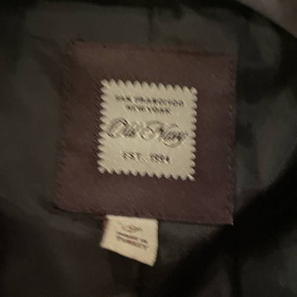 Old Navy VTG houndsth check peacoat blazer ItalianThread Y2K academia preppy S - Picture 4 of 11